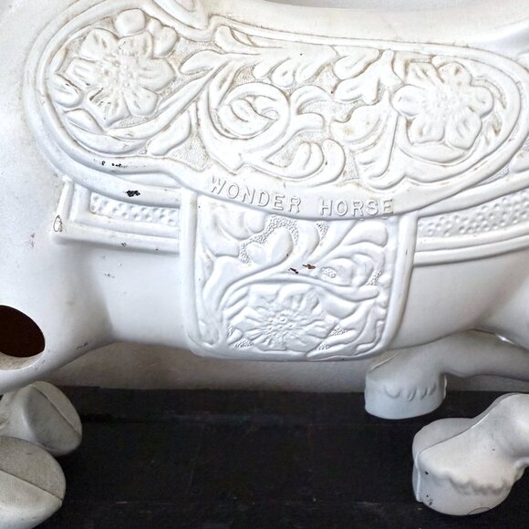 Vintage 1960s Wonder Horse Fiberglass Carousel Horse 2ft Ready to Paint DIY - Picture 3 of 15